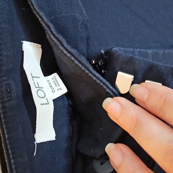 LOFT Navy Pants - Picture 5 of 6